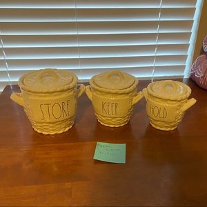 Rae Dunn Canister set